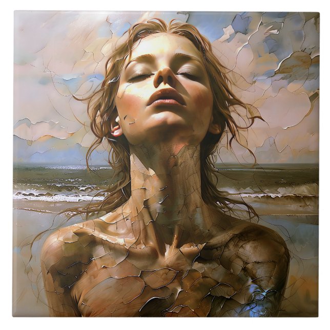 Carreau Fragments "Ophira" de la mer (Devant)