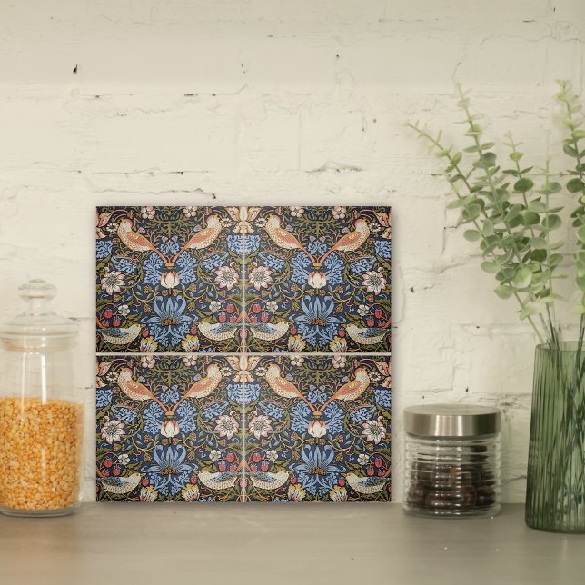 Carreau Fraise Thief Oiseaux William Morris (Créateur téléchargé)