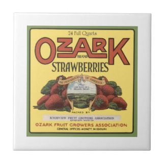 Carreau Fraises d'Ozark
