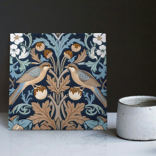 Carreau Fraises Thiers William Morris Art Nouveau