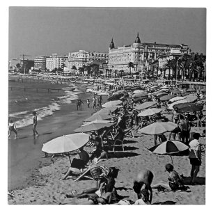 Carreau France Cannes vintage la plage
