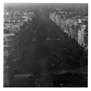 Carreau France Vintage Paris avenue des Champs-Élysées