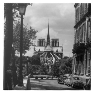 Carreau France vintage Paris notre dame île saint louis