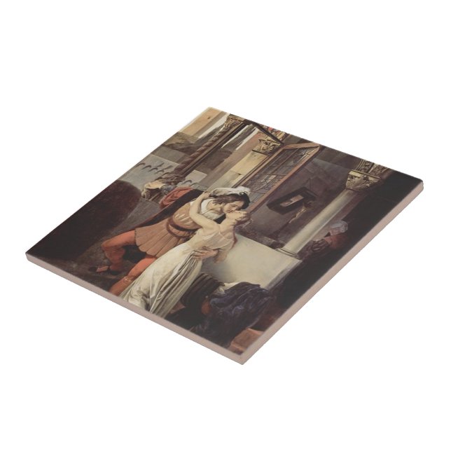 Carreau Francesco Hayez- le dernier baiser de Romeo et de (Côté)