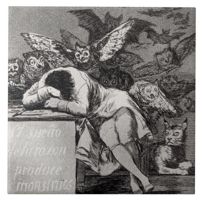 Carreau Francisco Jose de Goya y Lucientes | le sommeil de (Devant)