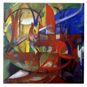 Carreau Franz Marc - Gazelles,