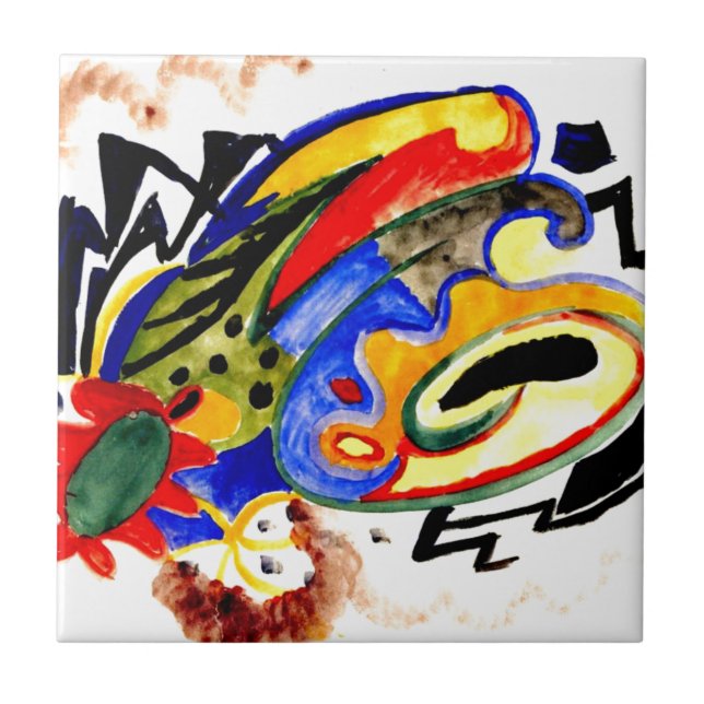 Carreau Franz Marc - Motif Abstrait 1 (Devant)