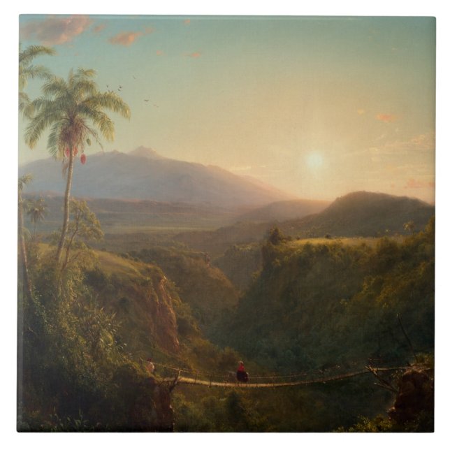 Carreau Frederic Edwin Church - Américain - Pichincha (Devant)