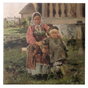 Carreau Frère et soeur, 1880