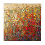 Carreau Fresque du jardin lumineux des Fleurs sauvages du<br><div class="desc">Une fresque murale majestueuse dans le jardin,  représentant des fleurs sauvages de printemps comme pièce centrale. Tim O'Toole a fait ce paysage extraordinaire. Les fans de Claude Monet ou Winslow Homer devraient acheter cette oeuvre !</div>