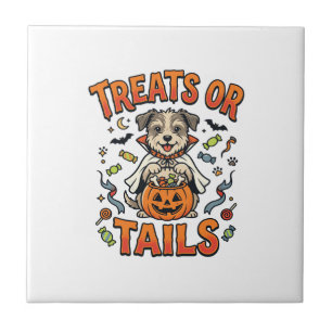 Carreau Friandises pour chien Halloween Méfait