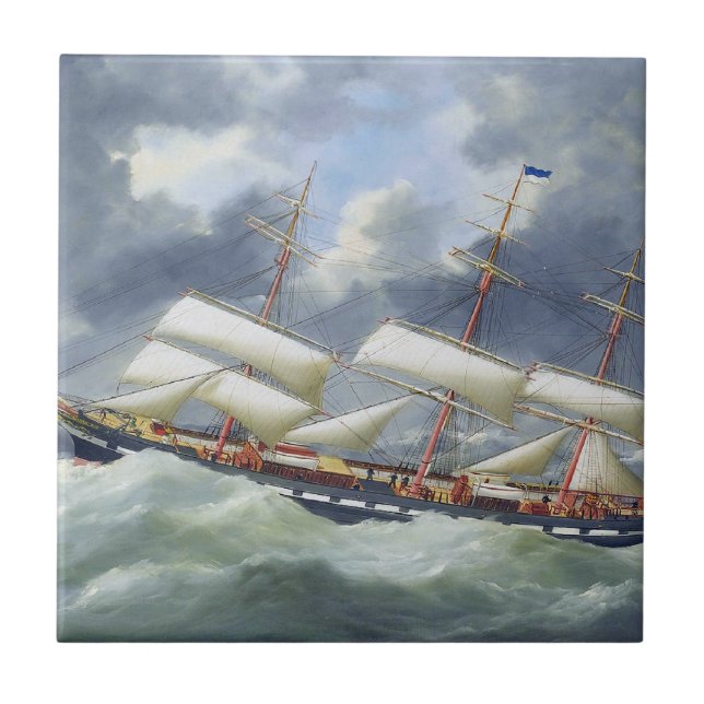 Carreau Frigate Atalanta 1885 (Devant)