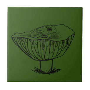 Carreau Froggy sur un champignon