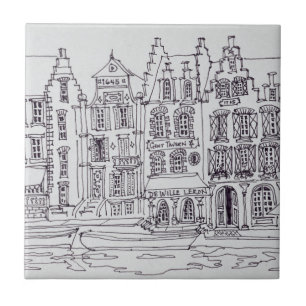 Carreau Front de mer de l'architecture flamande, Gand, Bel