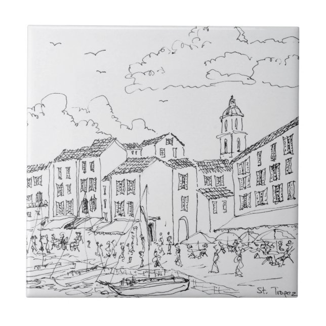 Carreau Front de mer de Saint-Tropez | Côte d'Azur, France (Devant)