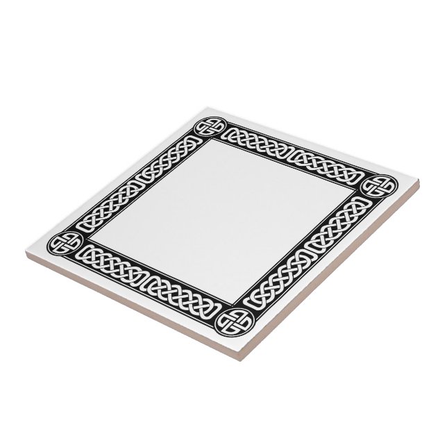 Carreau Frontière celtique sur toute couleur (Côté)