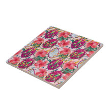 Fruit de dragon Floral Tropical Moderne Palmier Ve