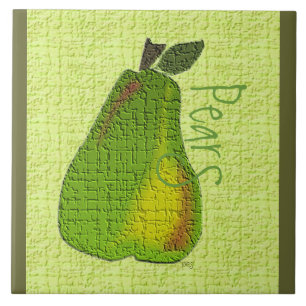 Carreau Fruit poire