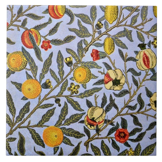 Carreau Fruit, un modèle vintage William Morris (Devant)