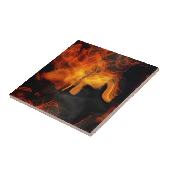 Carreau Fumée et flammes (Côté)