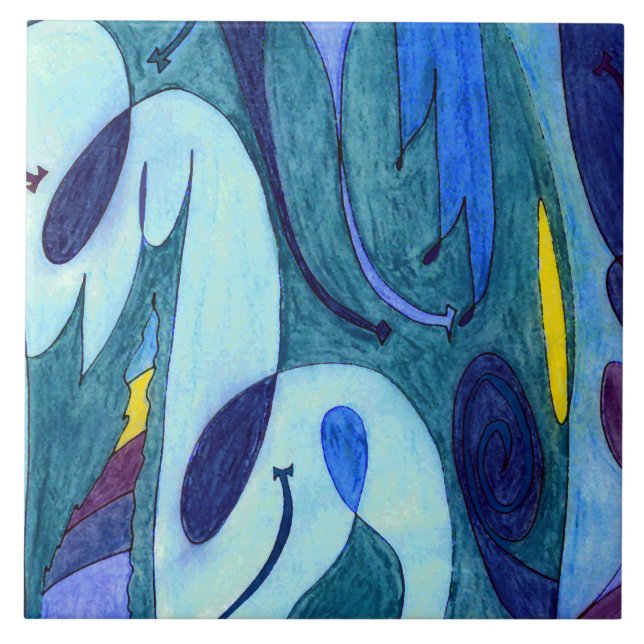 Carreau Fumes bleues (Devant)