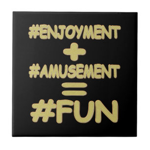 Carreau "FUN EQUATION" Mignonne Expression Design. Command