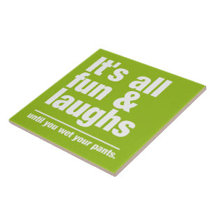 Carreau FUN & LAUGHS tuiles de couleurs personnalisées