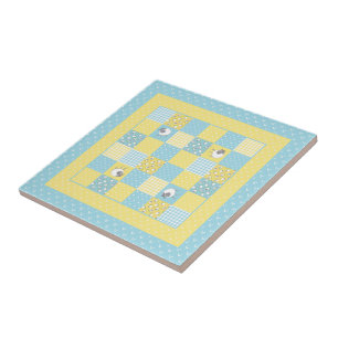Carreau Fun Welsh Sheps, Faux Patchwork, Carrelage en céra
