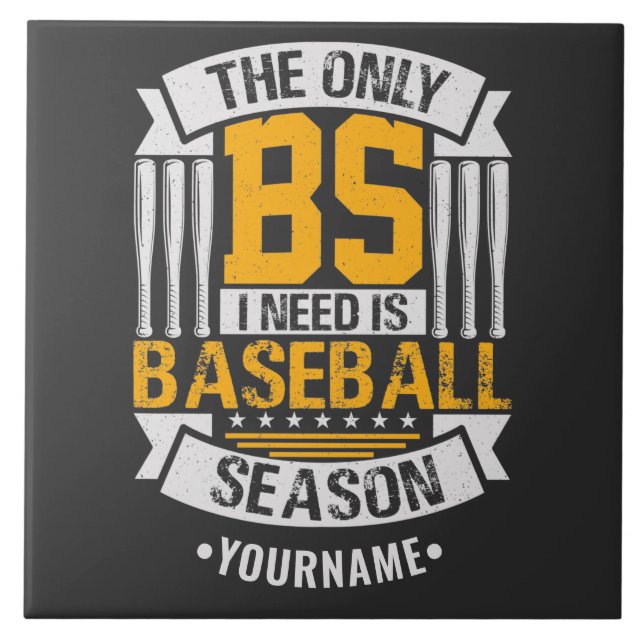 Carreau Funny Baseball Sarcasme (Devant)