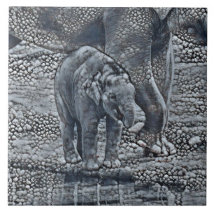 Carreau funny bubble elephant baby