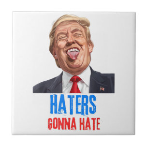 Carreau Funny Haters va détester les citations, drôle dire