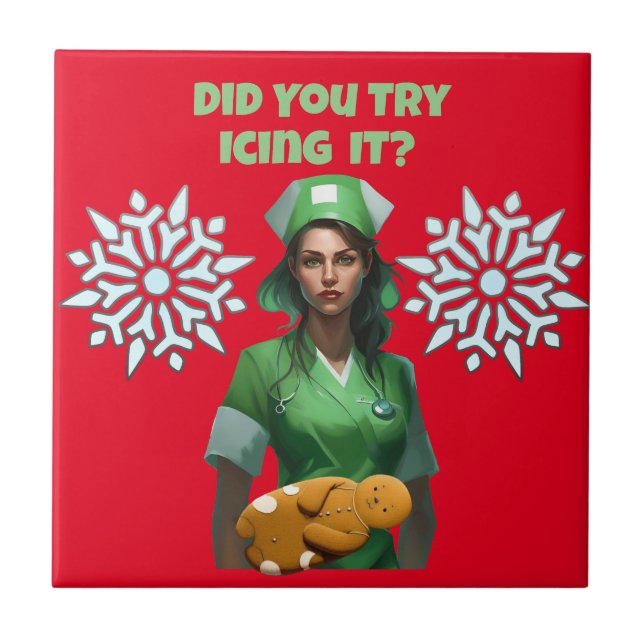 Carreau Funny Nurse Icing It Thunder_Cove (Devant)