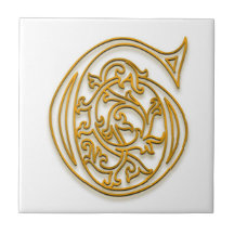 G Carrelage en céramique Monogram "Irish Gold"