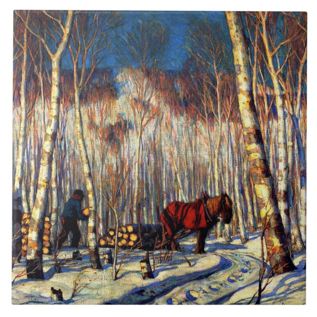 Carreau Gagnon - Marche dans les Bois de Birch (Devant)