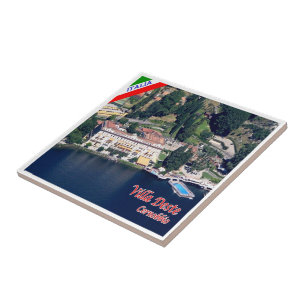 Carreau GAL027 CERNOBBIO, Lac de Côme, Italie,