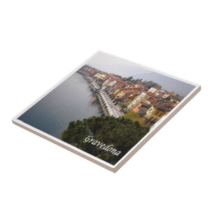 Carreau GAL044 GRAVEDONA, Lac de Côme, Italie,