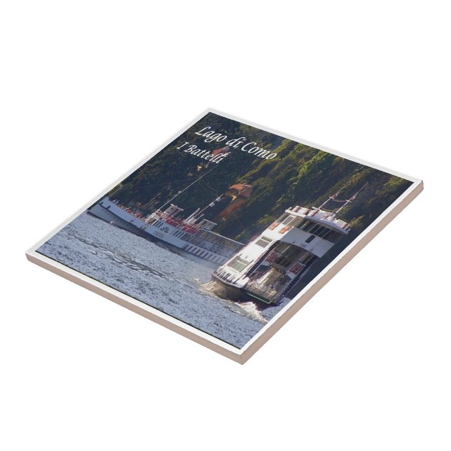 Carreau GAL100 LAKE COMO, Bateaux, Italie, (Côté)