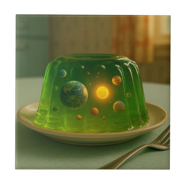 Carreau Galaxie dans MCM Jell-O Mold (Devant)