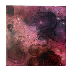 Carreau Galaxie spatiale étoilée motif espace extra-atmosp