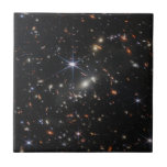 Carreau Galaxy Cluster Smacs 0723.<br><div class="desc">Des milliers de galaxies inondent cette image proche infrarouge du cluster de galaxies SMACS 0723. L'imagerie à haute résolution du télescope spatial James Webb combinée à un effet naturel connu sous le nom de lentille gravitationnelle a rendu cette image finement détaillée possible. Tout d'abord, se concentrer sur les galaxies responsables...</div>