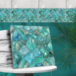 Carreau Galets aquamarins<br><div class="desc">Galets aquamarins</div>