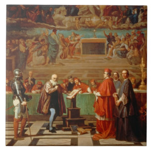 Carreau Galileo Galilei (1564-1642) avant des membres de