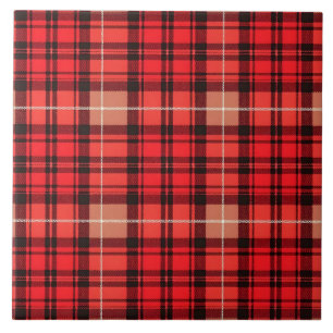 Carreau Gamme Tartan Plaid Traditionnel Rouge tendance