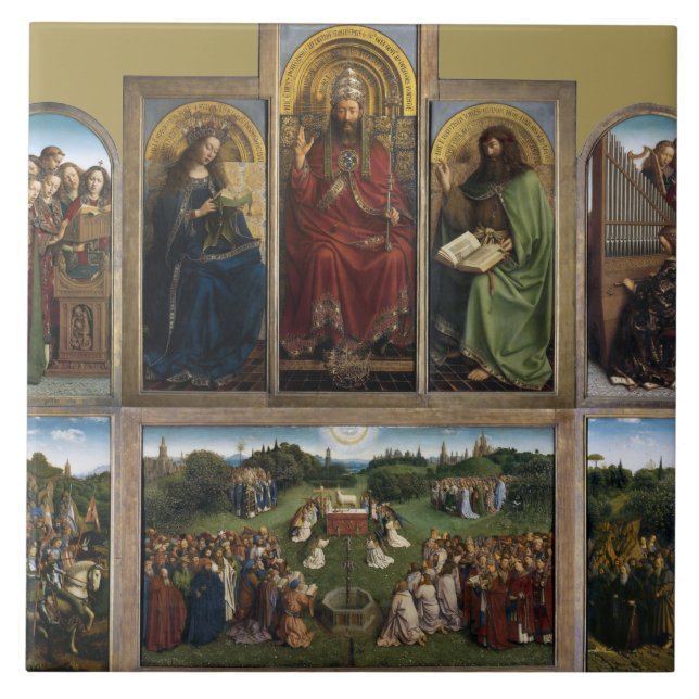 Carreau Gand Altarpiece, Van Eyck Brothers (Devant)