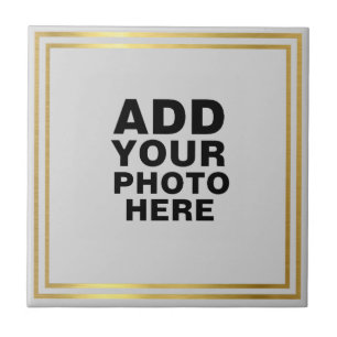 Carreau Garde photo ou illustration personnalisée