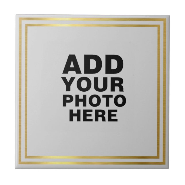 Carreau Garde photo ou illustration personnalisée (Devant)