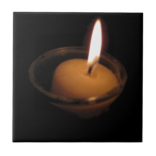 Carreau Gardez la flamme brûler la bougie