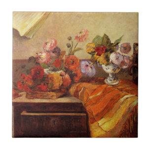 Carreau Gaugin - Pots et Bouquets encore vie