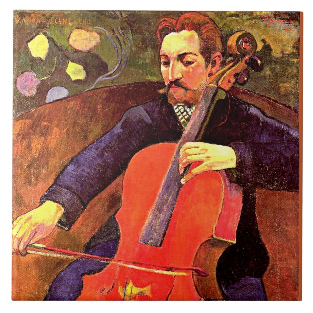 Carreau Gauguin - Le violoncelliste (Devant)
