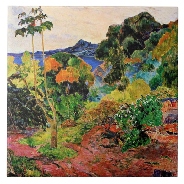 Carreau Gauguin - Paysage de Martinique (Devant)